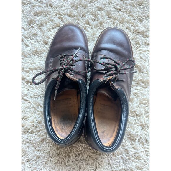 VTG Dr. Martens 8053 Brown Leather Oxfords Dress Shoes England US Mens 11 UK 10 - Picture 3 of 14